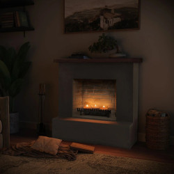 Semineu cu lumânări Tagu Rolf ZenFlame (Concrete Grey) Thumb