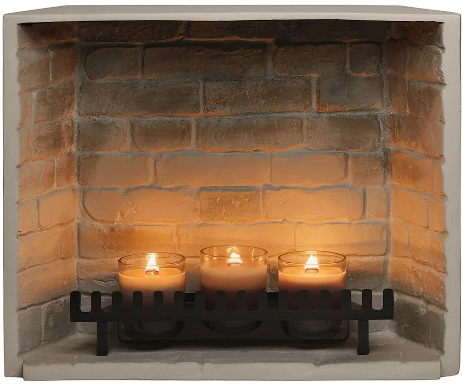 Semineu cu lumânări Tagu ZenFlame (Grey)
