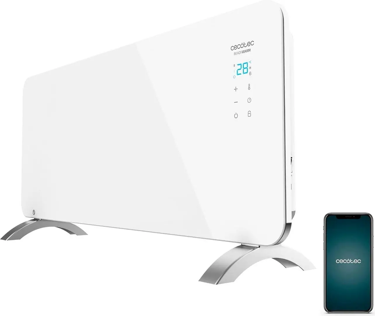 Convector electric Cecotec Ready Warm 6750 Crystal Smart (White)