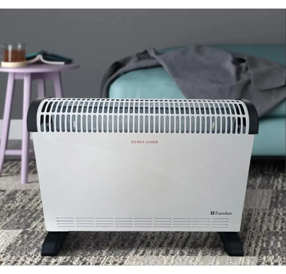Convector electric Eurolux HC2000 (White/Black)