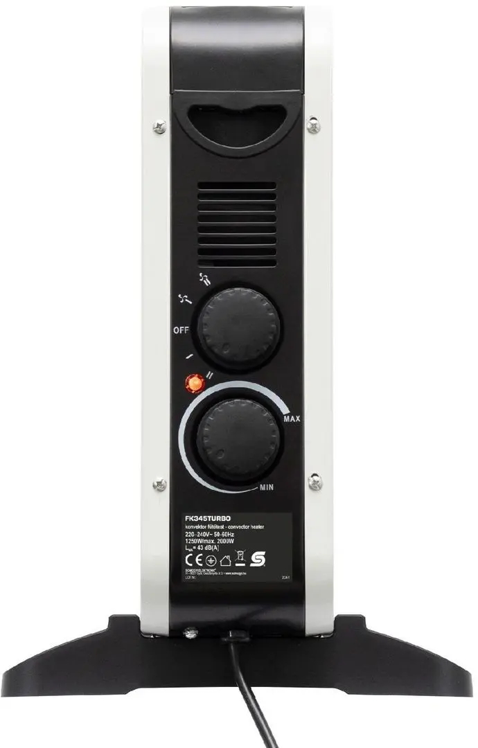 Convector electric Home FK345TURBO (White/Black)