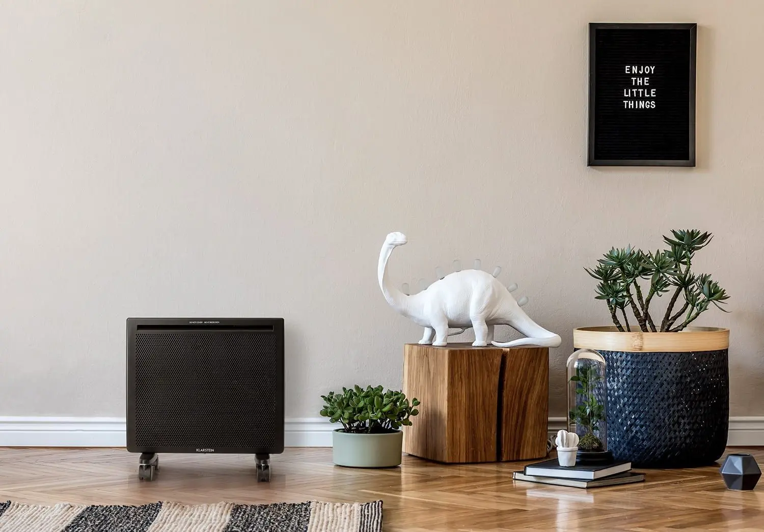 Конвектор 2в1 Klarstein Hot Spot Slimcurve Double Wave (Black) - 3