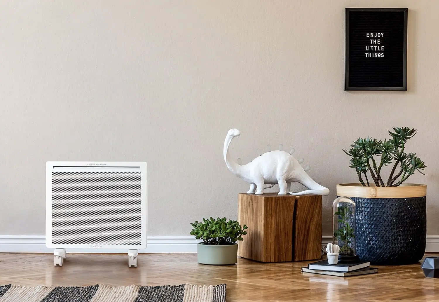 Convector 2in1 Klarstein Hot Spot Slimcurve Double Wave (White)