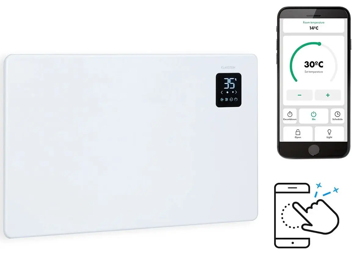 Convector electric Klarstein Bansin Smart (White)