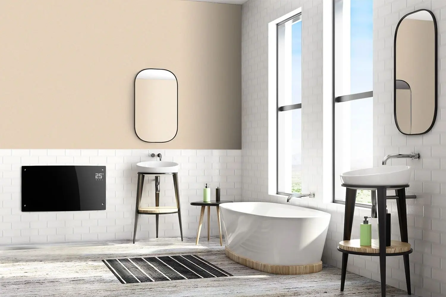 Convector Klarstein Bornholm Curved (Black)