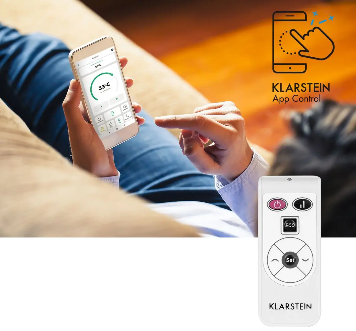 Convector Klarstein Bornholm Curved Smart (White) - 3