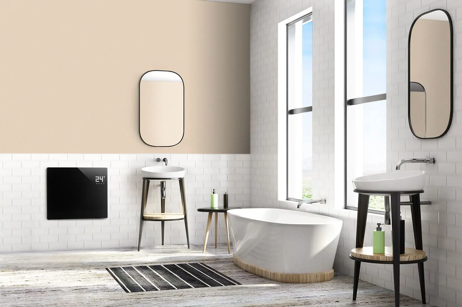 Convector Klarstein Bornholm Single Smart (Black)