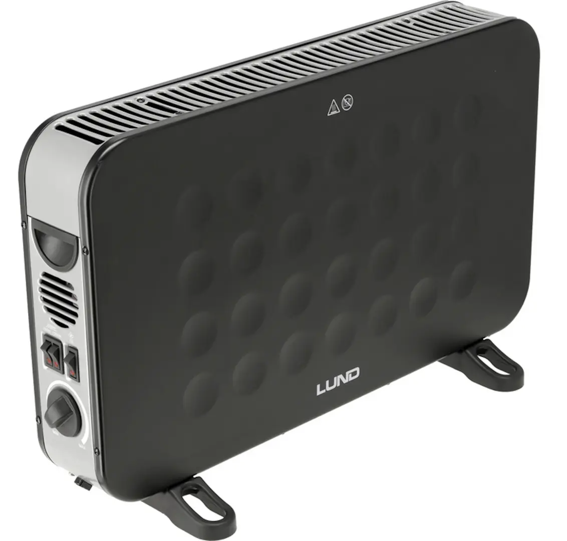 Convector Lund 68651 (Black)