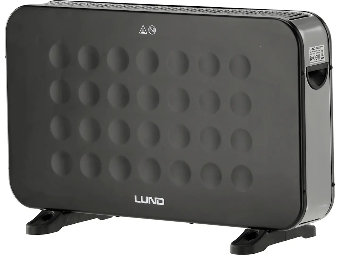 Convector Lund 68651 (Black)