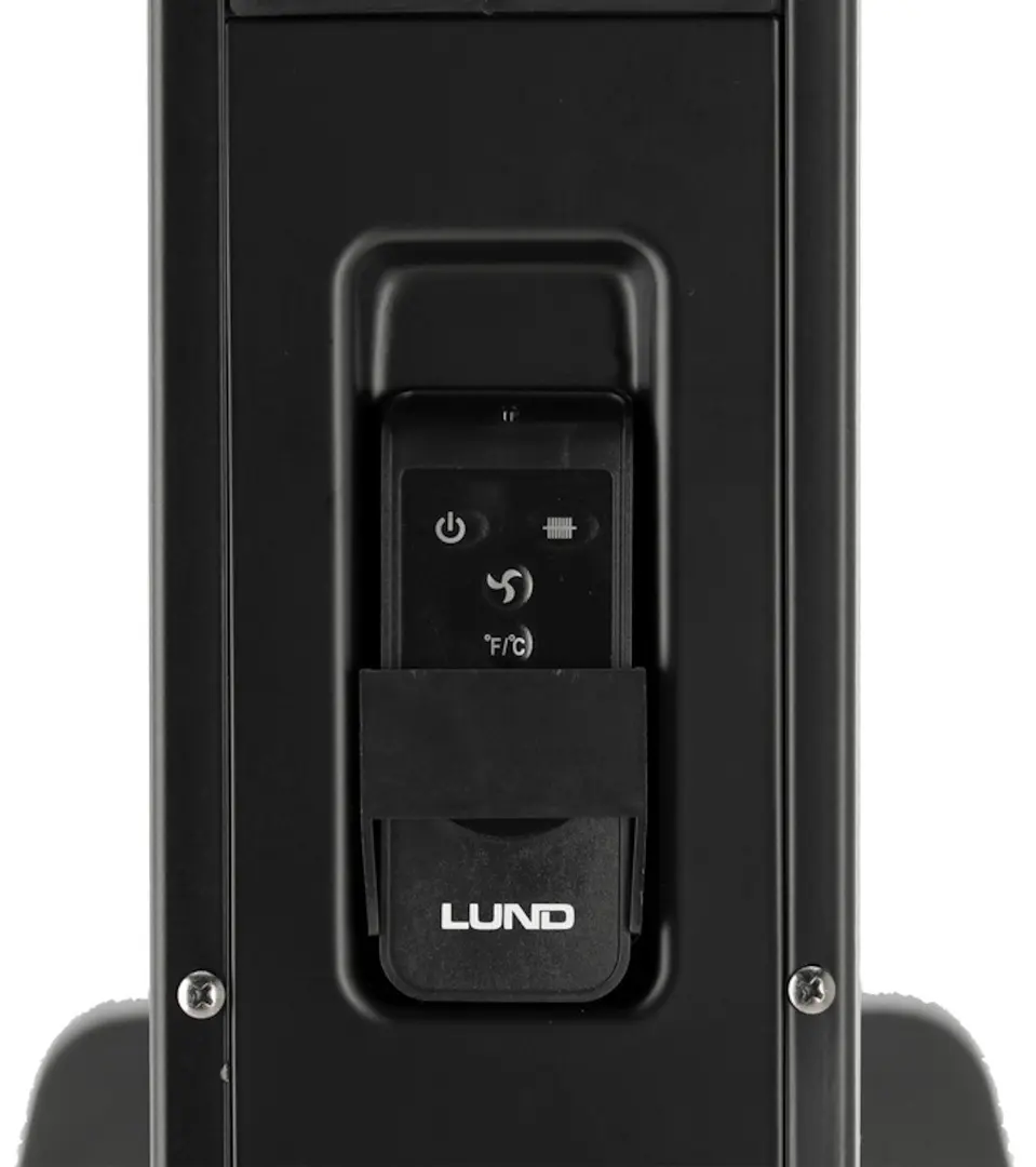 Convector Lund 68652 (Black)