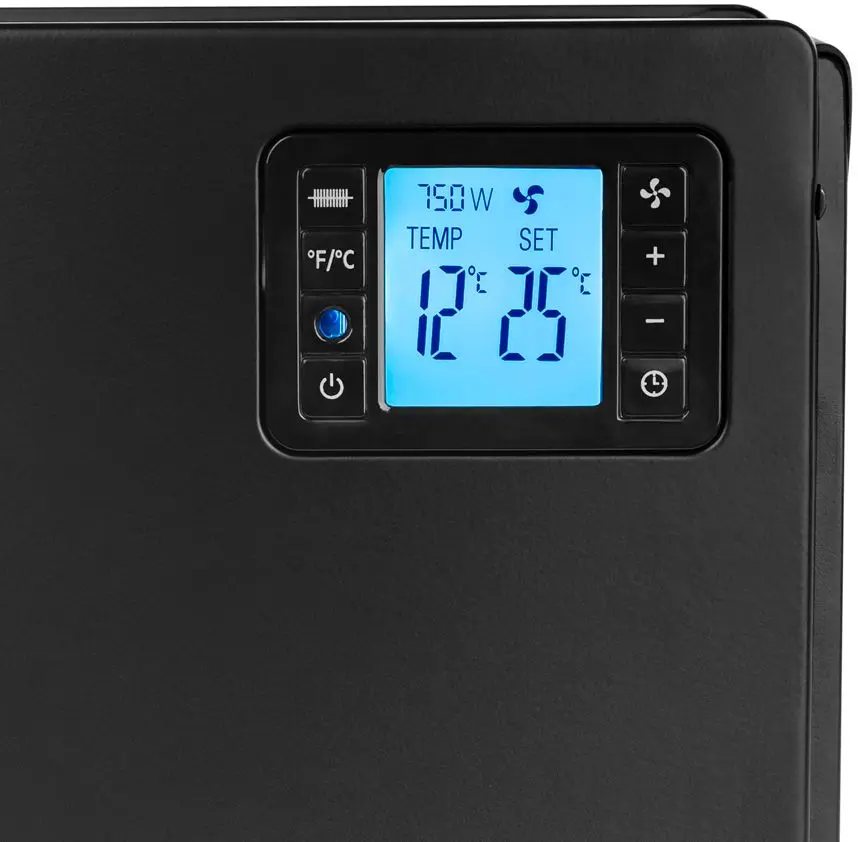 Convector electric Noveen CH7100 LCD Smart (Black)