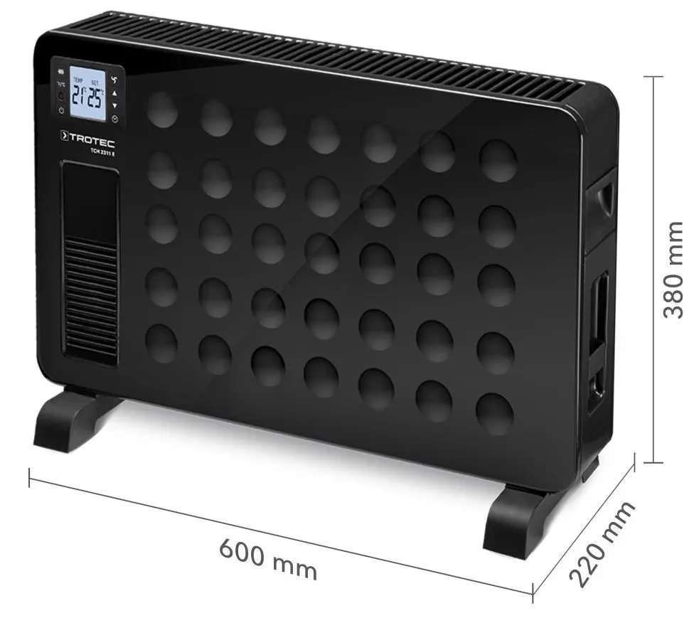 Convector electric Trotec TCH2311E (Black)