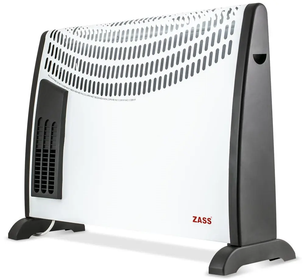 Convector electric Zass ZKH 02 T (White/Black)