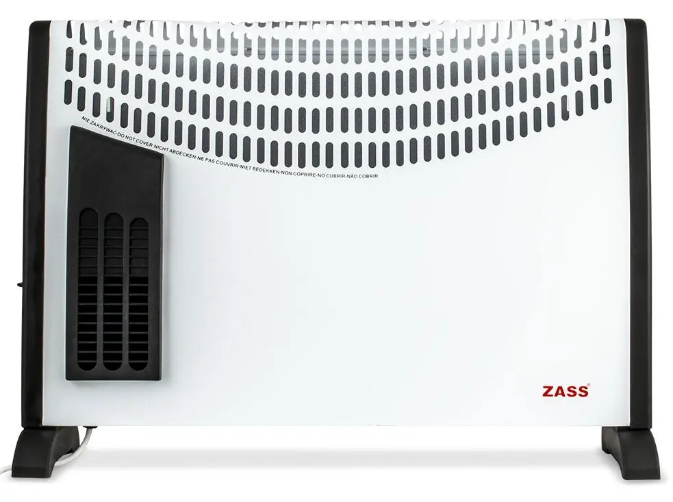 Convector electric Zass ZKH 02 T (White/Black)