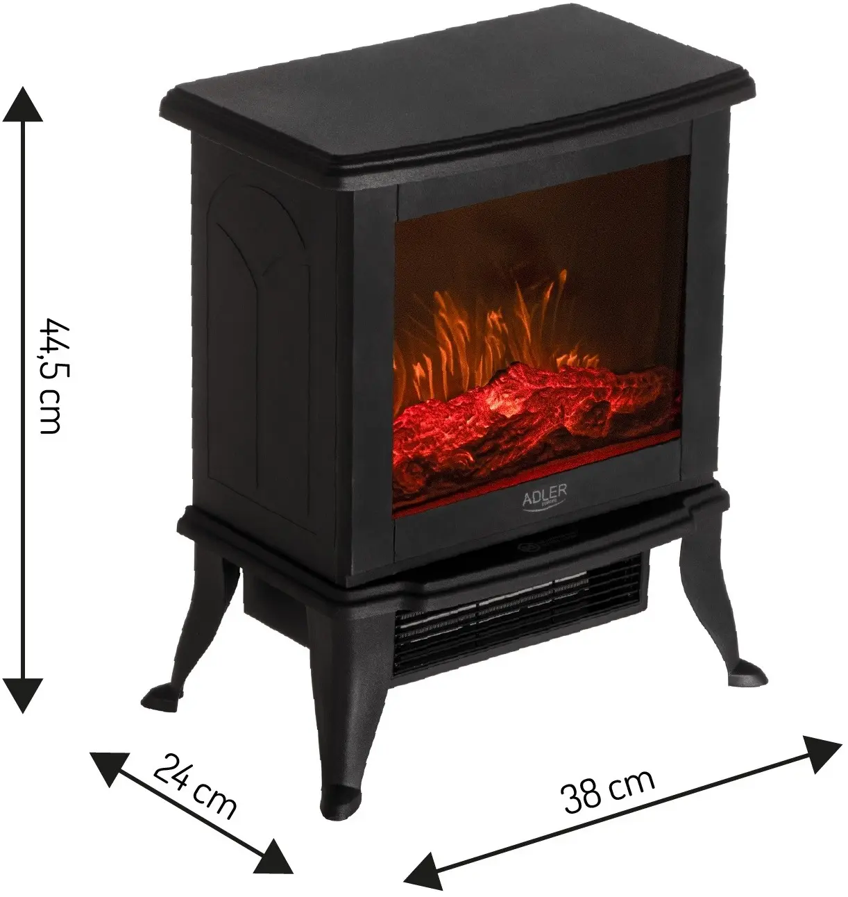 Focar electric Adler AD 7754 (Black) - 14