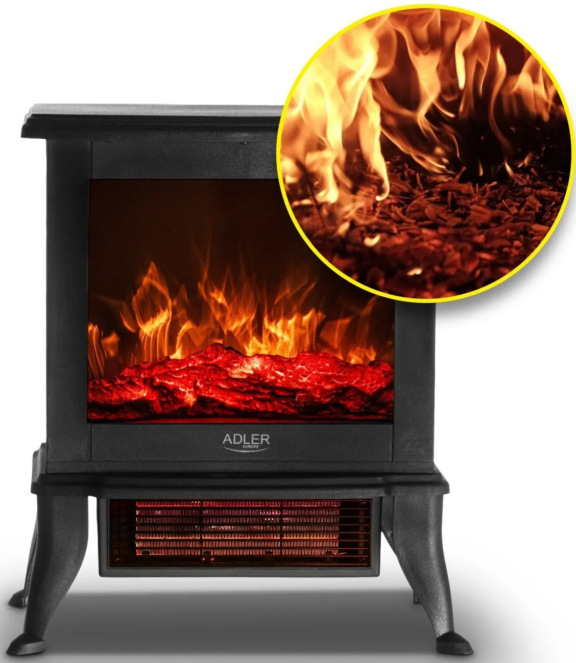 Focar electric Adler AD 7754 (Black) - 7