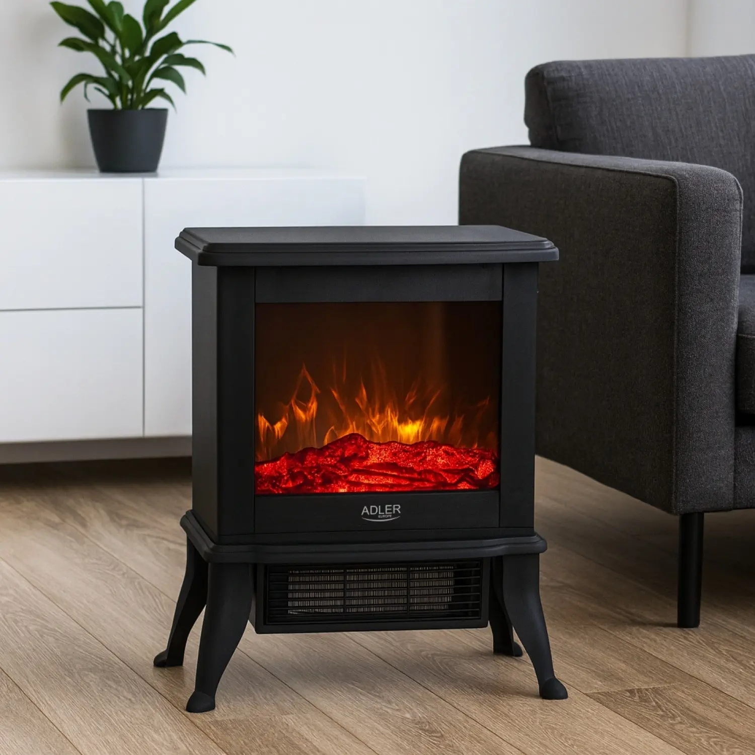 Focar electric Adler AD 7754 (Black) - 9
