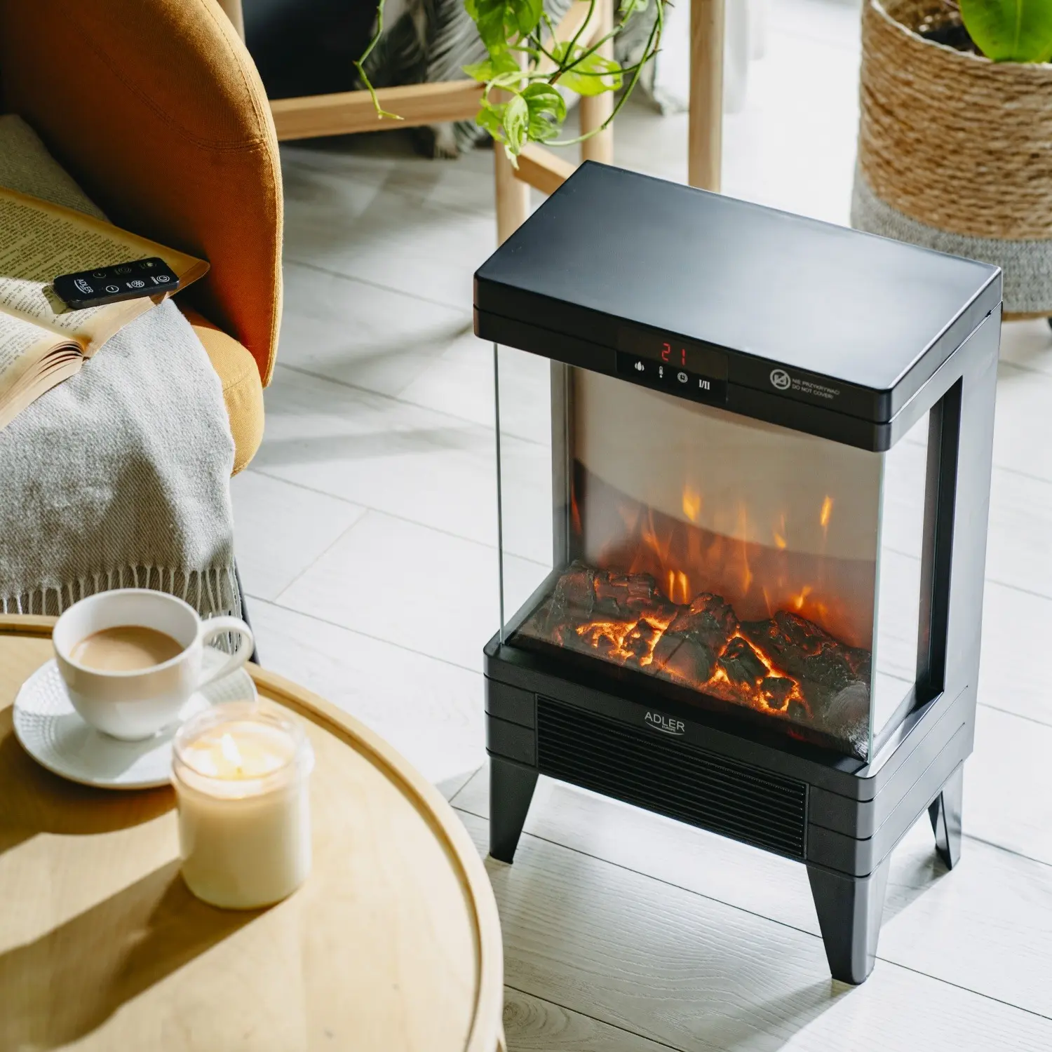 Focar electric Adler AD 7755 (Black) - 9