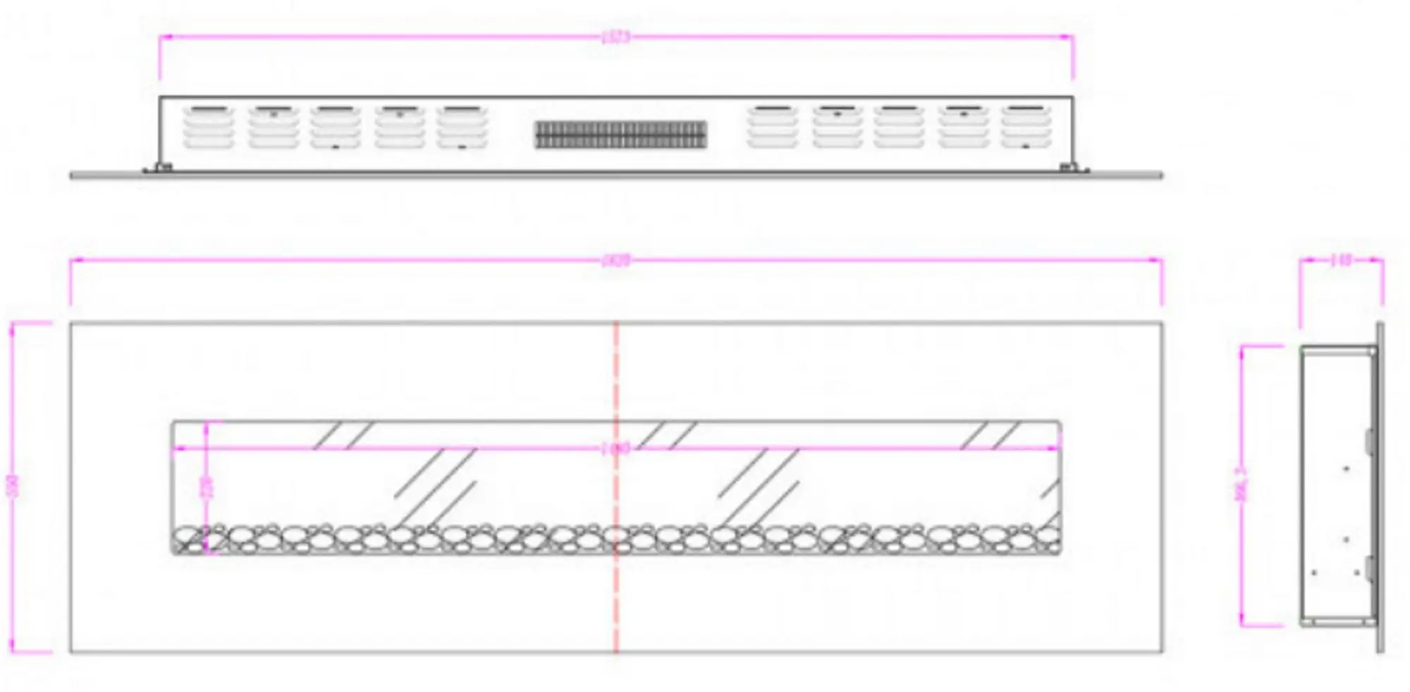 Электрокамин Art Flame Elit BG-72 WN (Black)