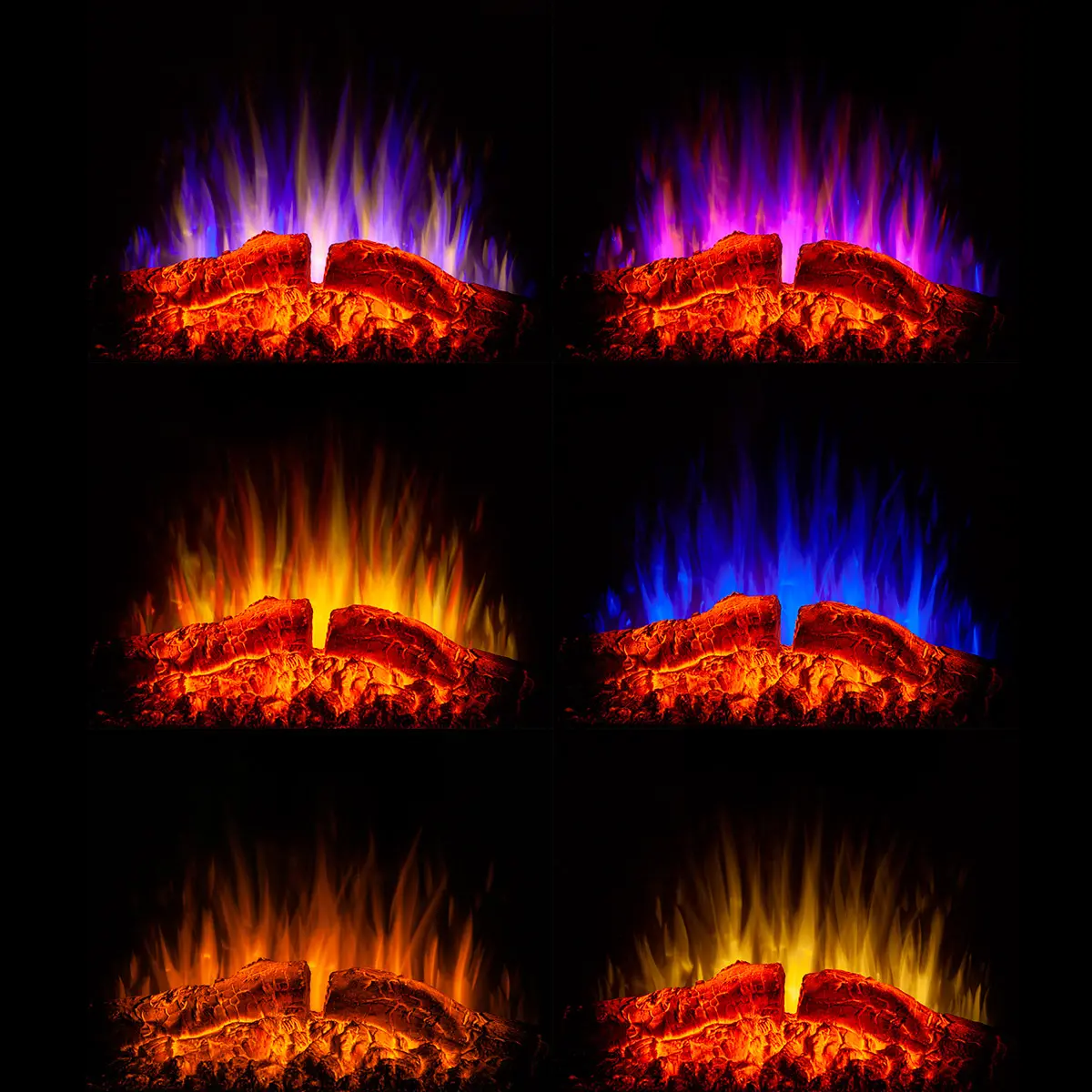 Focar electric Art Flame Flamora (Black) - 6