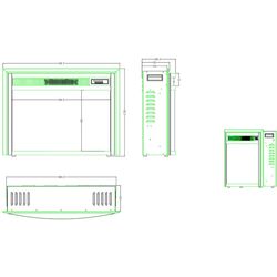 Focar electric Art Flame Flores BEF 26 BMC (Black) Thumb