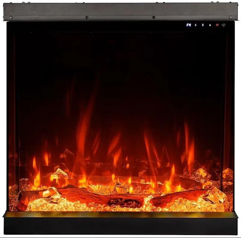 Focar electric Art Flame Gilbert BEF-29BIF08 (Black) - 2