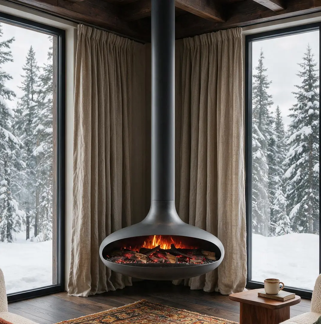 Focar electric Art Flame Gravity (Grey)
