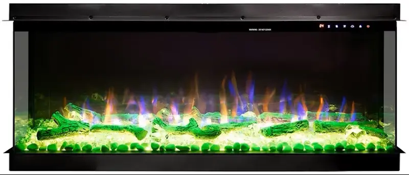 Focar electric Art Flame Haiti 50 (Black) - 2