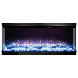 Focar electric Art Flame Haiti 78 (Black) Thumb