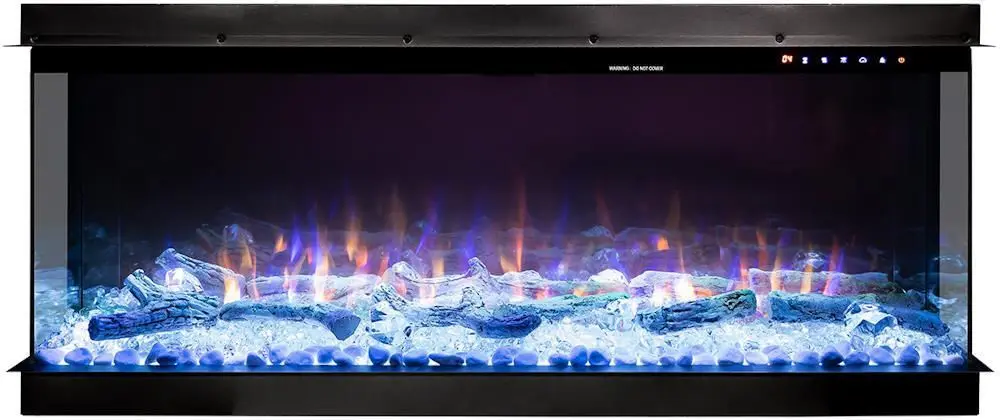 Focar electric Art Flame Haiti 78 (Black) - 2