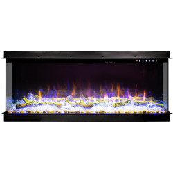 Focar electric Art Flame Haiti 78 (Black) Thumb