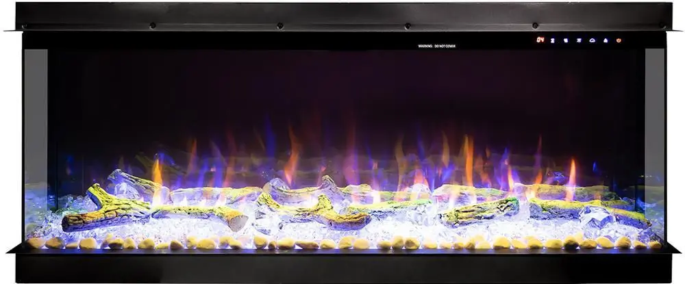 Focar electric Art Flame Haiti 78 (Black) - 3