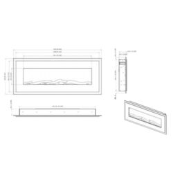 Focar electric Art Flame Nobil BEF-50 WM (Black) Thumb