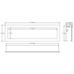 Focar electric Art Flame Raisy 60 BEF-60 BIF (Black) Thumb