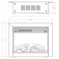 Focar electric Art Flame Richi WS-Q-02 (Black) Thumb