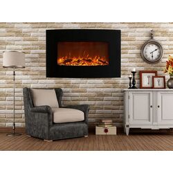 Focar electric Art Flame Santorini WS-Q-03-2 WMC (Black) Thumb