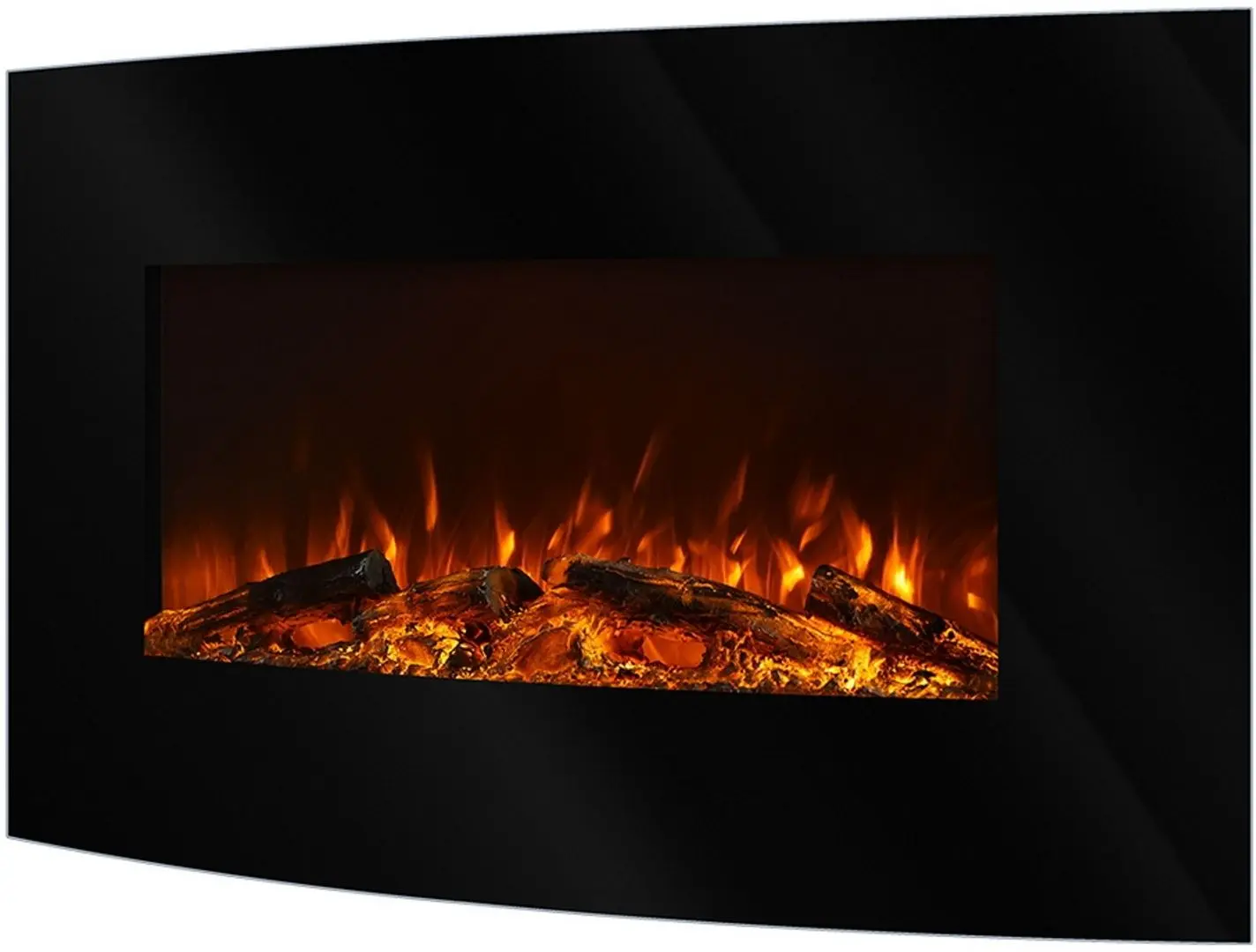 Focar electric Art Flame Santorini WS-Q-03-2 WMC (Black)