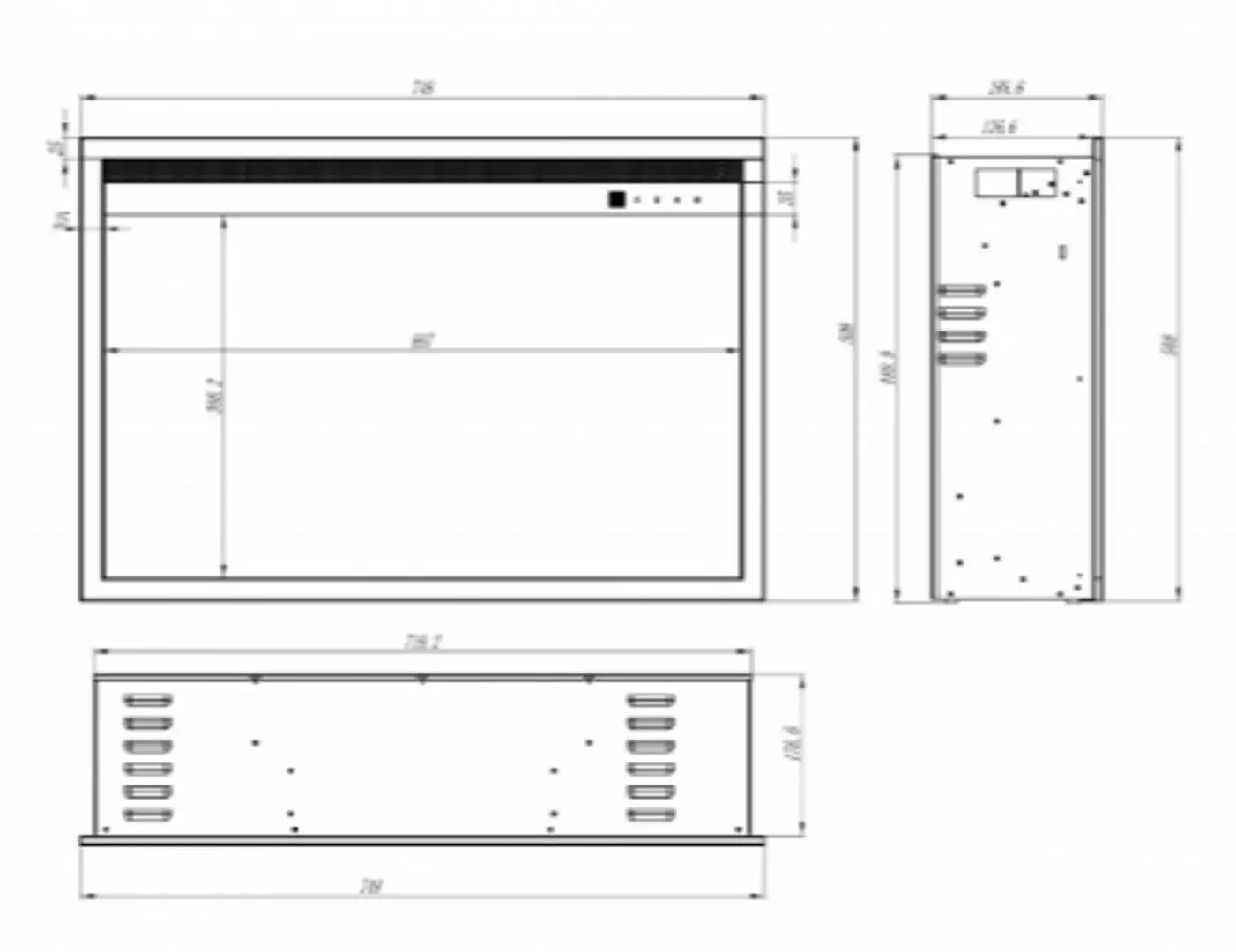 Focar electric Art Flame Tomas Maxi BEF-28BM (Black)