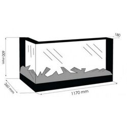 Электрокамин Art Flame Triumf T-308 (Black) Thumb