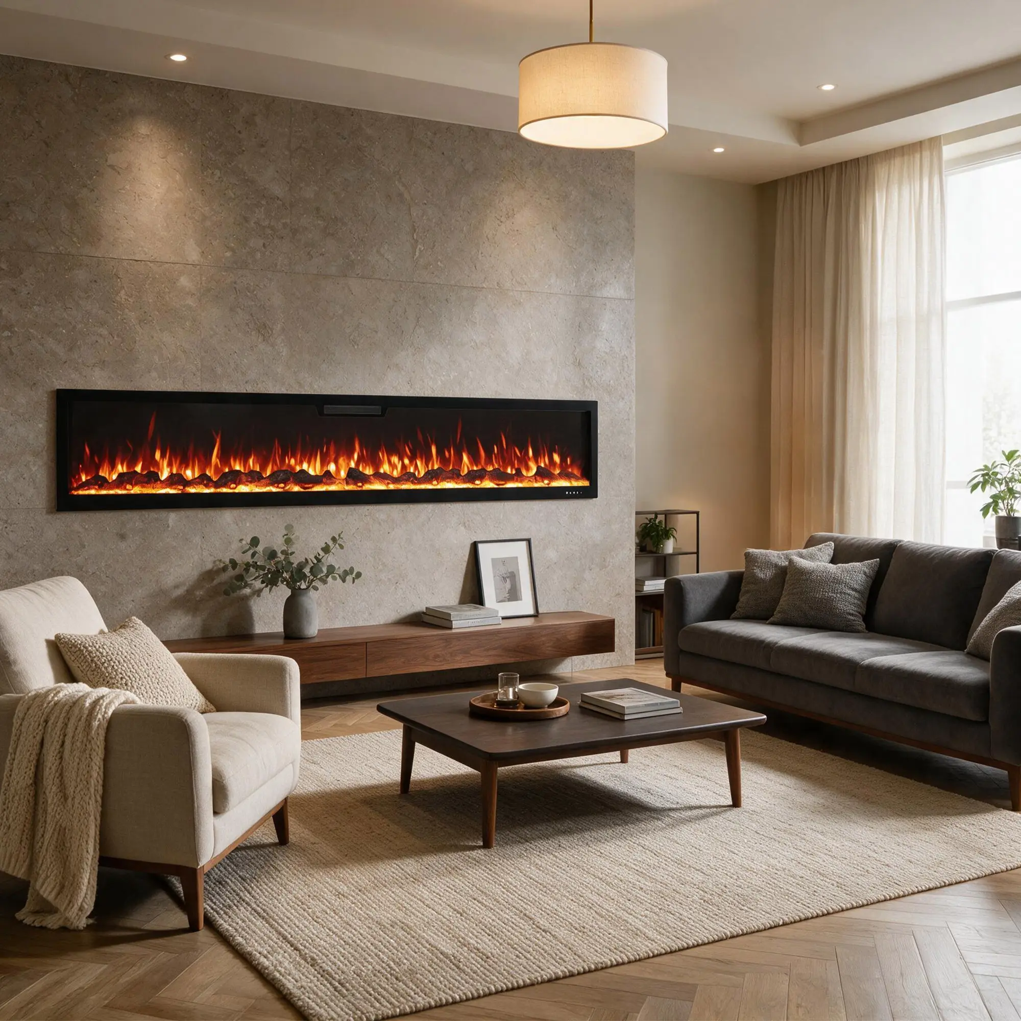Focar electric Art Flame Vegas 100 (Black) - 4