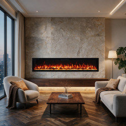 Focar electric Art Flame Vegas 84 (Black) Thumb