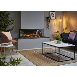Focar electric British Fires New Forest 1200 (Black) Thumb
