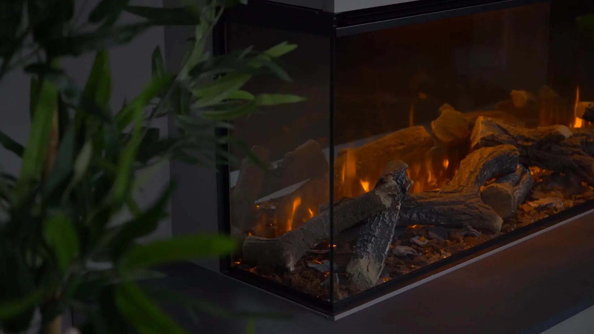 Focar electric British Fires New Forest 1200 (Black) - 5