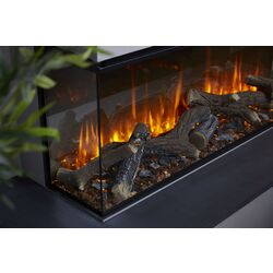 Focar electric British Fires New Forest 1200 (Black) Thumb