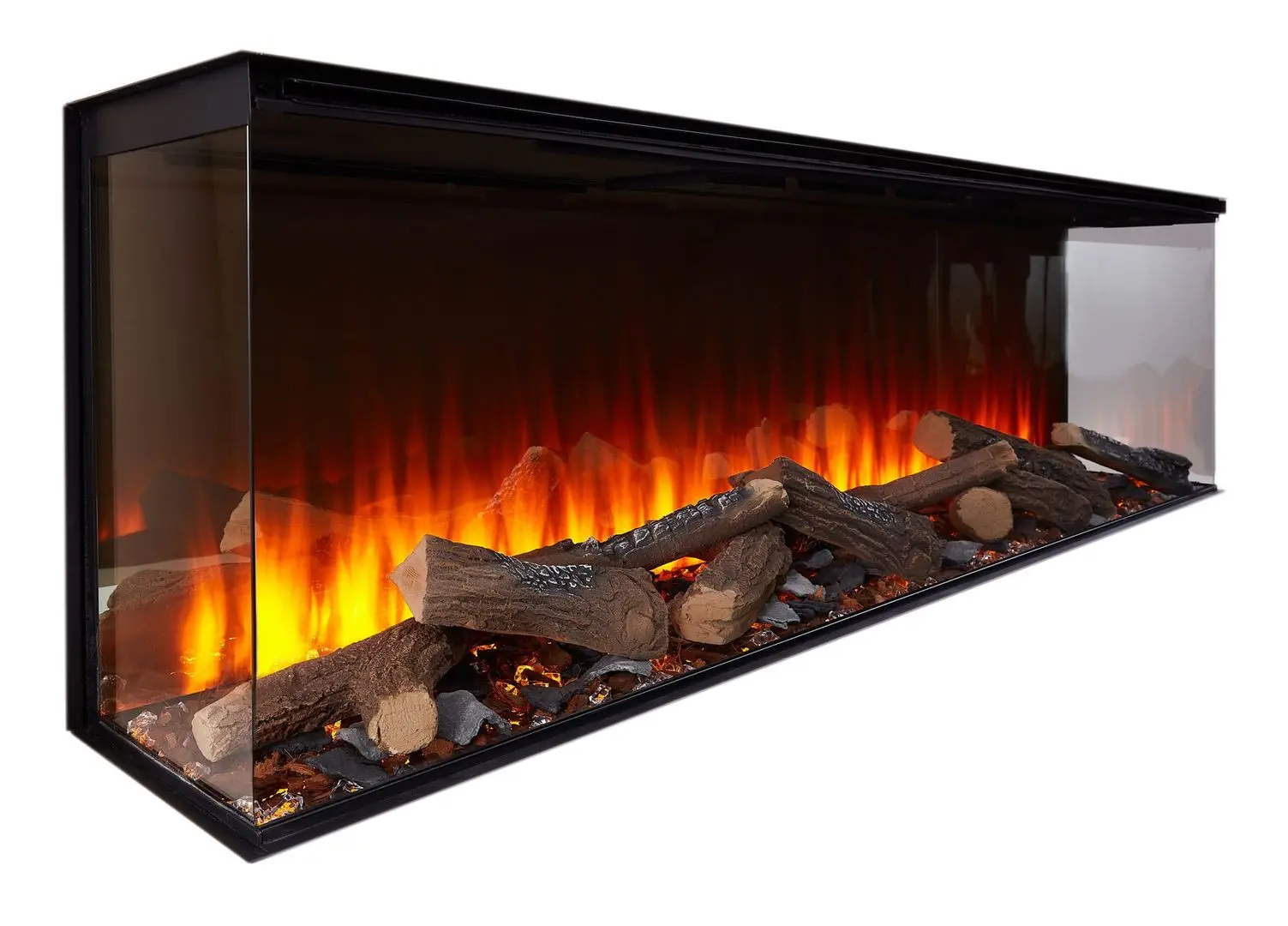 Focar electric British Fires New Forest 1200 (Black)
