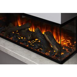 Электрокамин British Fires New Forest 870 (Black) Thumb