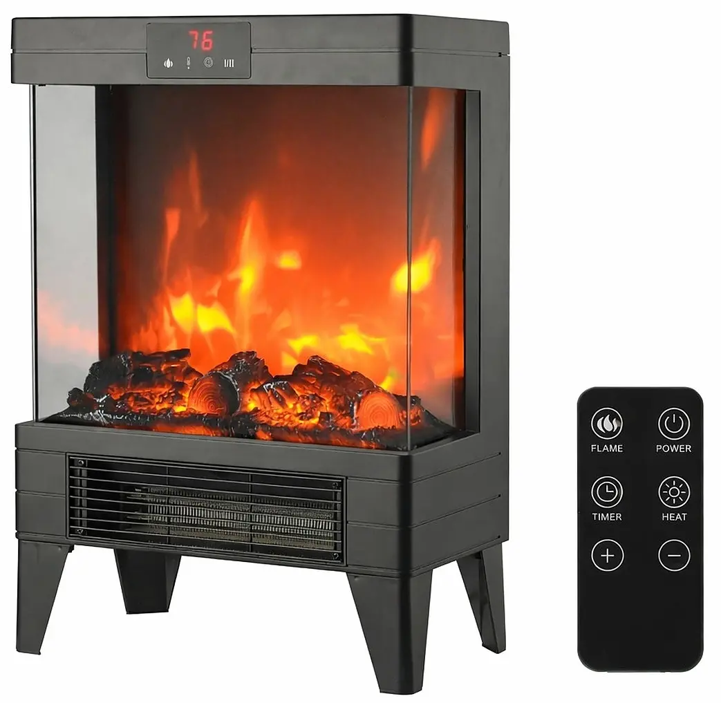 Электрокамин Chomik FIN7308 (Black) - 2