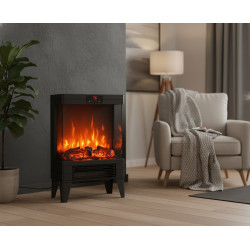 Электрокамин Chomik FIN7308 (Black) Thumb