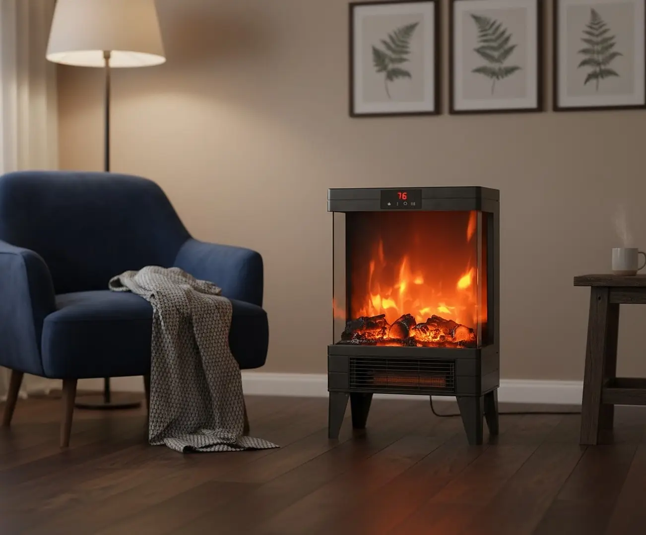 Электрокамин Chomik FIN7308 (Black) - 5