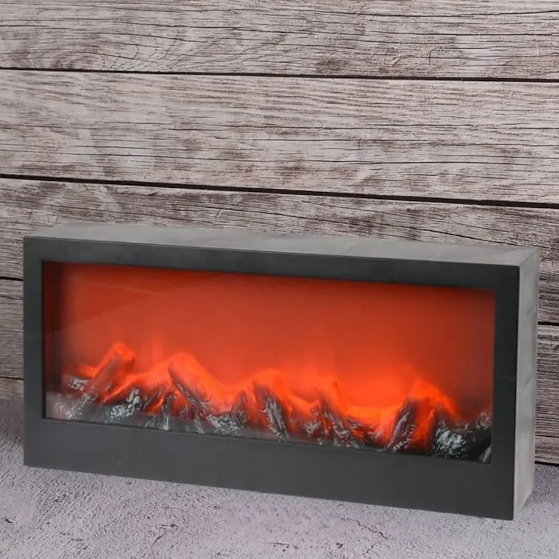 Semineu electric decorativ Christmas 48265 (Black)